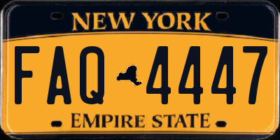 NY license plate FAQ4447