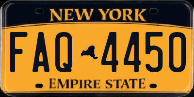 NY license plate FAQ4450