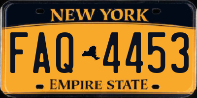 NY license plate FAQ4453