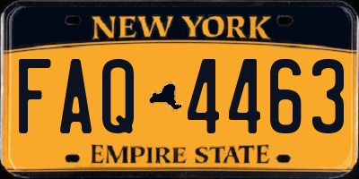 NY license plate FAQ4463