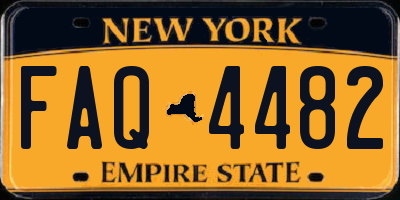 NY license plate FAQ4482