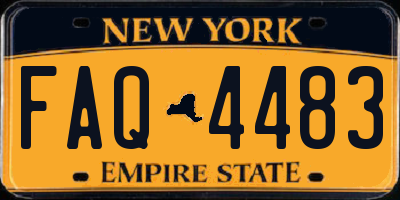 NY license plate FAQ4483