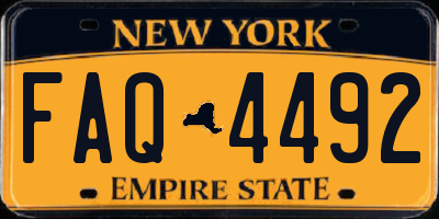 NY license plate FAQ4492