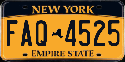 NY license plate FAQ4525