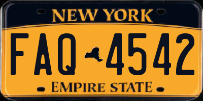 NY license plate FAQ4542