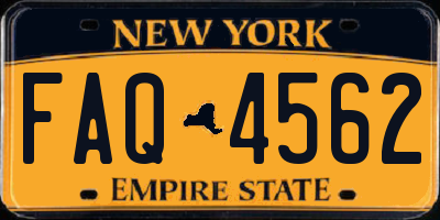 NY license plate FAQ4562