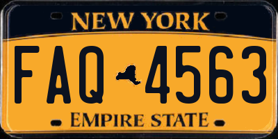 NY license plate FAQ4563