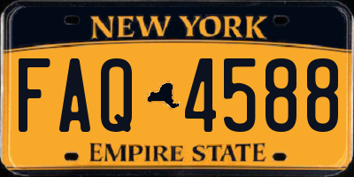 NY license plate FAQ4588