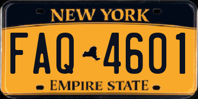 NY license plate FAQ4601