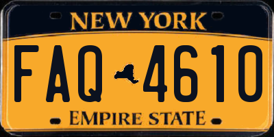 NY license plate FAQ4610