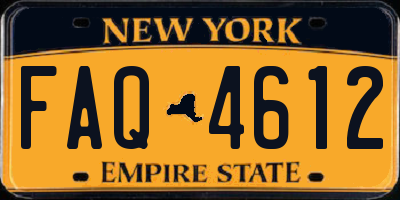 NY license plate FAQ4612