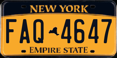 NY license plate FAQ4647