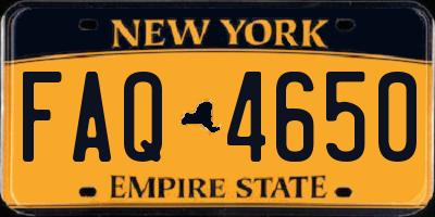 NY license plate FAQ4650
