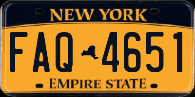 NY license plate FAQ4651