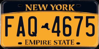 NY license plate FAQ4675