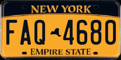 NY license plate FAQ4680