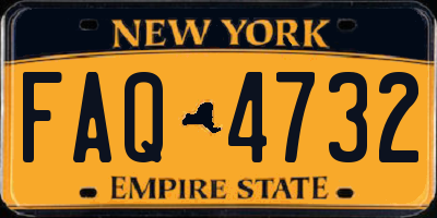 NY license plate FAQ4732