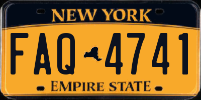 NY license plate FAQ4741