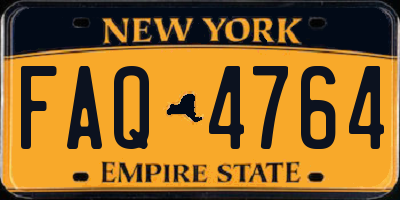 NY license plate FAQ4764
