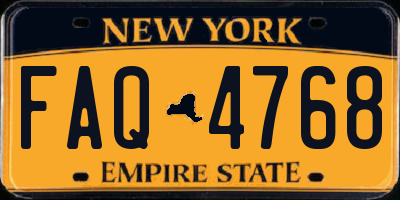 NY license plate FAQ4768