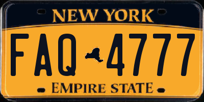 NY license plate FAQ4777
