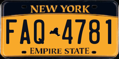NY license plate FAQ4781