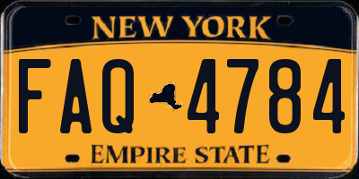 NY license plate FAQ4784