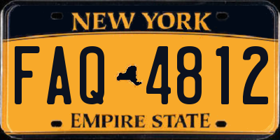 NY license plate FAQ4812
