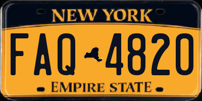 NY license plate FAQ4820