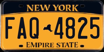 NY license plate FAQ4825