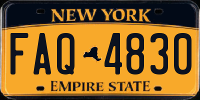 NY license plate FAQ4830