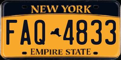 NY license plate FAQ4833