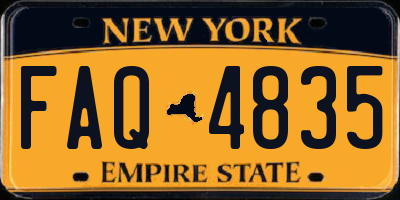 NY license plate FAQ4835