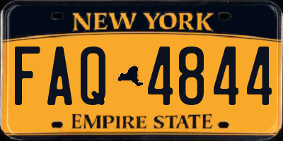 NY license plate FAQ4844