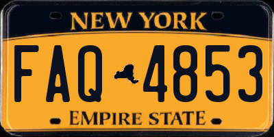 NY license plate FAQ4853