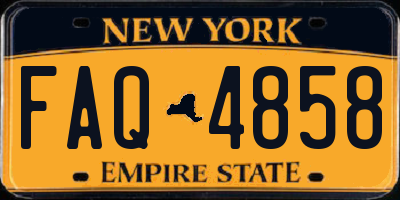 NY license plate FAQ4858