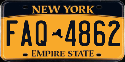 NY license plate FAQ4862