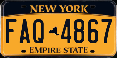 NY license plate FAQ4867