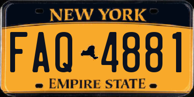 NY license plate FAQ4881