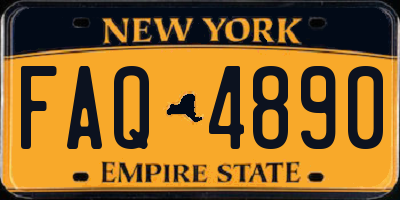 NY license plate FAQ4890