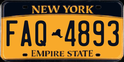 NY license plate FAQ4893