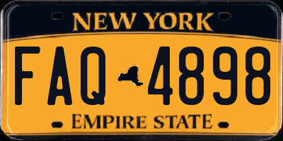 NY license plate FAQ4898
