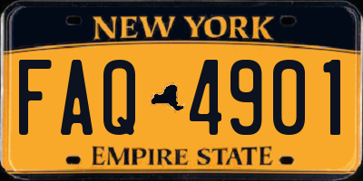 NY license plate FAQ4901