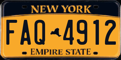 NY license plate FAQ4912