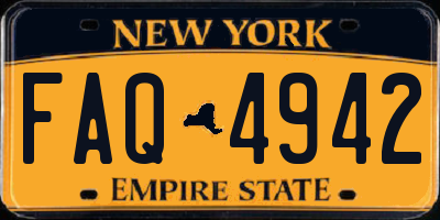 NY license plate FAQ4942