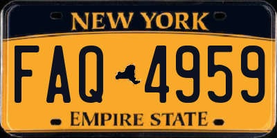 NY license plate FAQ4959