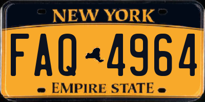 NY license plate FAQ4964