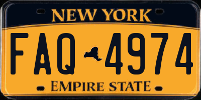 NY license plate FAQ4974