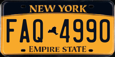 NY license plate FAQ4990