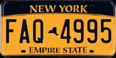 NY license plate FAQ4995
